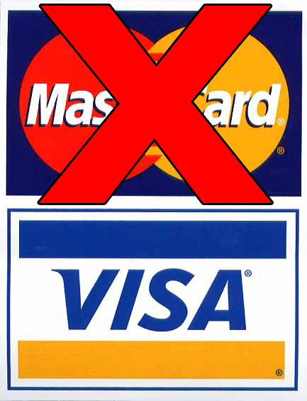 Visa but not MasterCard