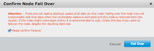 Confirm failover